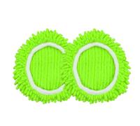 Mop Heads - Machine Washable Microfiber Mop Refills | 2 Pack Reusable Triangle Replacement Pads for System, Durable Floor Cleaning Attachments, Absorbent Head Refill for Hardwood, Tile
