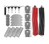 mop pads, Accesorios for aspiradora robot Roborock S8 Max V Ultra G20s, bolsas de tela for fregona, cepillo lateral, filtro, piezas reemplazables.,for cleaner accessory(White)