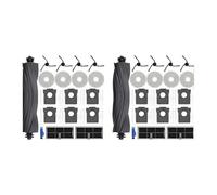 mop pads, Juego de 2 piezas for aspiradora robot Dreame X40 Ultra, cepillo lateral principal, filtro HEPA, mopa, bolsas for polvo y accesorios.,for cleaner accessory