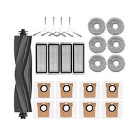 mop pads, Repuestos for aspiradora robot Dreame L20 Ultra, cepillo principal de goma, paños laterales, filtros HEPA y bolsa for polvo.,for cleaner accessory(0412L2017)