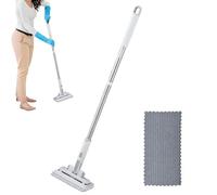 Mop Pigro - 30,9 pollici Attrezzo di Pulizia Senza Risciacquo,Mini Mop da Scrivania | Per La Pulizia Di Casa Auto Cucina Bagno Scrivania Soggiorno Pavimento Stoviglie