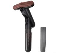 Mopa compacta absorbente de agua con función de pulverización para retoques rápidos, perfecta para uso doméstico y varias superficies (B negro)