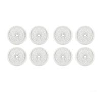 Mopa de filtro de tambor de chenilla para robot aspirador Bissell 3115, lavable, húmedo, seco, almohadillas limpiadoras de suelos duros, 13 x 13 cm (4 unidades)