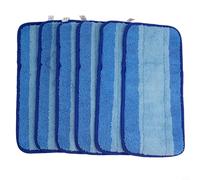 Mopa de microfibra para almohadillas compatible con Swiffer para Wet Jet, paquete de 3 para un cuidado fácil y eficiente del suelo (paquete de 6)