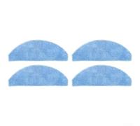 Mopa de microfibra para Tikom L8000 Plus y Medion X20 SW+ MD 11415, almohadillas lavables de repuesto para suelos duros, madera y azulejos, reutilizables y lavables (4 unidades)