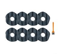 Mopa giratoria para almohadillas diseñada para eufy X10 Pro y para omni X9 Pro robot aspiradoras para superficies de azulejos y alfombras de madera dura (A)