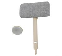 Mopa multifuncional de escritorio para lavado facial, con clip, para limpieza manos libres, fregona plana compacta, para baño y cocina, portátil, para mini trapeador de toalla con gancho y (B)