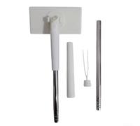 Mopa pequeña giratoria de 360 grados para eliminar el polvo en varias superficies, mini fregona ligera para un uso cómodo en espacios reducidos (A 71 cm)