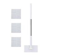 Mopa pequeña - Mini fregona para espacios pequeños, limpiador de suelos portátil de 27.55 pulgadas de longitud, toallas faciales compatibles para el hogar, cocina, baño, apartamento