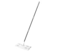 Mopa reutilizable - Depurador desmontable en húmedo y seco, trapeador largo y plano de madera, para el hogar, apartamento, oficina, dormitorio, azulejos laminados de madera dura, cocina, baño, garaje