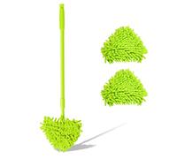 Mopa seca y húmeda para suelo, baño, sala de estar, mango telescópico lavable desmontable, herramienta de limpieza de suelos de con Mopheads