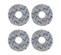 Mopas de Recambios, Compatibles con ECOVACS DEEBOT T50 Pro Omni/ N30 Pro Omni/ T30 Pro/ T30S Combo/ T30S/ T20 Omni/ T10 Omni/ X1 Omni/ X1 Turbo/ X2 Omni/Yeedi M12 Pro+ Robot Aspiradora (4 Pack)