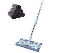 Mopas planas con bandeja giratoria, paño de microfibra para el hogar, 1 cepillo, limpiador de coche en el parabrisas V3g0, producto 2