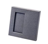 Mopec Caja con Interior Extraible de Color Negro, Pack de 25 Unidades, Cartulina gráfica, 1.50x10.00x10.00 cm