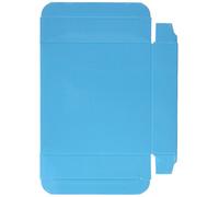 Mopec Caja Cuadrada de Charol Azul, Pack de 25 Unidades, Cartulina gráfica plastificada en 1 Cara, 0.20x13.00x9.00 cm