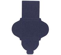 Mopec Caja Cuadrada en Color Azul Oscuro, Pack de 25 Unidades, Cartón, 0.50x4.50x4.50 cm