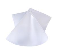 Mopec Caja translúcida con Forma de pañuelo de tamaño Grande, Pack de 25 Unidades, Transl&uacutecido, 0.20x17.00x17.00 cm