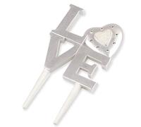 Mopec decoración de Pastel Love, Blanco Roto