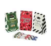 Mopec E5 Pack de 12 Bolsas de papel graduación 4modelos 23x12x8cm