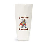 Mopec E7230.2 Pack de 25 Bolsas blanca Super Papa 12x22,5cm. texto en catalán
