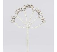 Mopec F8809 Pack de 12 pomos de 6 Tiras con Perlas, Blanco, Normal