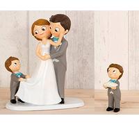 Mopec Figura Novios Tarta con 2 niños