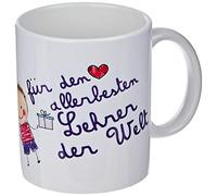 Mopec G100.3.8 Taza cerámica "für den allerbesten Lehrer" en caja regalo