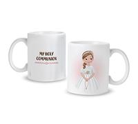 Mopec G858.3 Taza cerámica First Communion niña con Rosario