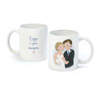 Mopec G97.5 Taza novios Oggi e per sempre
