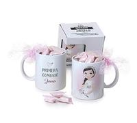 Mopec GD969.2 Taza Comunió nena romàntica, 7caramelos, 325 milliliters, Porcelana