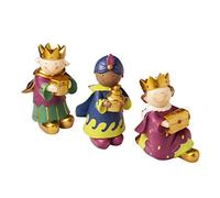 Mopec Huchas de los 3 Reyes Magos, Resina, Morado y Azul, 9x15x20 cm, 3 Unidades