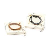 Mopec KA10 Pack de 2 pulseras bicolor en caja regalo