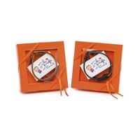 Mopec KA7.2 Pack de 2 Pulseras Bicolor con Tarjeta para El Millor Profe Texto en catalán, Multicolor, 10x10x1,8cm, 2