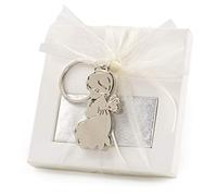 Mopec Llavero de Metal con Forma de ángel arrodillado en Caja de Regalo y Bombones, Pack de 1 Unidad, 10.00x10.00x2.50 cm