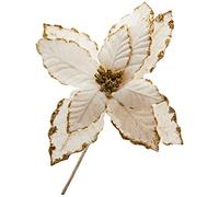 Mopec marfil, min.6 A598 Flor Ponsieta dorada, Pack de 6, Talla única, 6