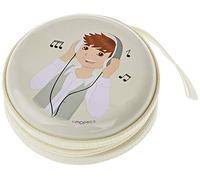 Mopec Monedero chico música con cremallera Ø7cm.Pack de 4, Marfil, Talla única, 4