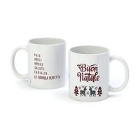 Mopec NG5.5 Taza cerámica La Formula Perfetta, White, One Size