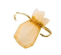 Mopec Saquito de Cristal en Color Dorado, Pack de 24 Unidades, Textil, 0.10x8.00x12.50 cm