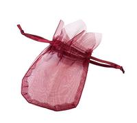 Mopec Saquito de Cristal en Color Granate, Pack de 24 Unidades, Textil, 0.10x8.00x12.50 cm