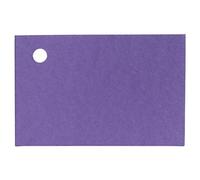 Mopec Tarjeta Lila con perforación, Pack de 100 Unidades, Cartulina, 0.02x4.50x3.00 cm