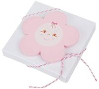 Mopec WP185 Imán Madera Flor Color Rosa en Estuche con 5 peladillas, Multicolor, Talla única