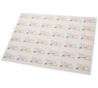 Mopec X432.19.1 Tarjeta precortada Las Cosas Importantes, marrón, 1 hoja=36u, Pack de 5
