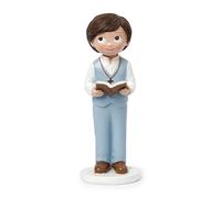 Mopec Y96 Figura para Pastel Comunión niño Chaleco y Biblia 13cm.