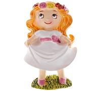 Mopec Z9780 Imán niña Comunión en pradera, 3.5 x 5 cm, Pack de 12, Poliresina, Multicolor, Talla única