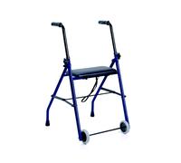 Mopedia Andador plegable Nettuno con 2 ruedas para personas mayores y discapacit