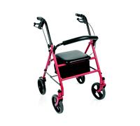 Mopedia Andador plegable Teti de 4 ruedas para personas mayores y discapacitadas