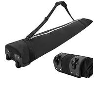 MOPHOEXII Bolsa de snowboard con ruedas, bolsa de viaje de longitud ajustable para botas de snowboard y snowboard, bolsas de viaje de snowboard para volar, bolsa de esquí todo terreno