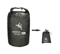 MOPHOEXII Bolsa seca impermeable - Totalmente sumergible 1 paquete o 3 bolsas impermeables ultra ligeras - Tamaños de 5 L, 20 L y 50 L - Bolsas secas enrollables (verde oscuro, 20 L)