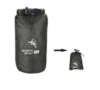 MOPHOEXII Bolsa seca impermeable - Totalmente sumergible 1 paquete o 3 bolsas impermeables ultra ligeras - Tamaños de 5 L, 20 L y 50 L - Bolsas secas enrollables (verde oscuro, 5 L)