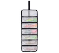 MOPHOEXII Juego de vendas enrollables para señuelos de pesca, 61 x 22,8 cm, bolsa de señuelo duradera con 6 bolsillos, cubierta protectora de PVC para agua salada, protector de señuelos de tela, caja